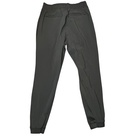 Athleta Textured Brooklyn Jogger women Sz 8 Olive Green Athleisure Travel Pants - Picture 4 of 6